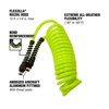 Flexzilla Polyurethane Recoil Hose, 1/4" x 15 w 1 LP1415AFZ